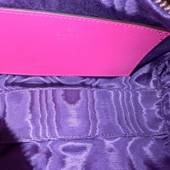 Authentic Pink Gucci GG Matellase Mini 2-way bag - Picture 6 of 15